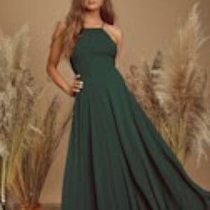 Dark Green Maxi Dress